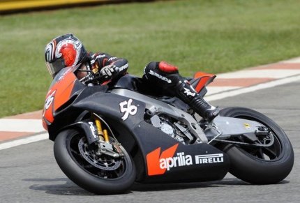 Shinya Nakano. Aprilia